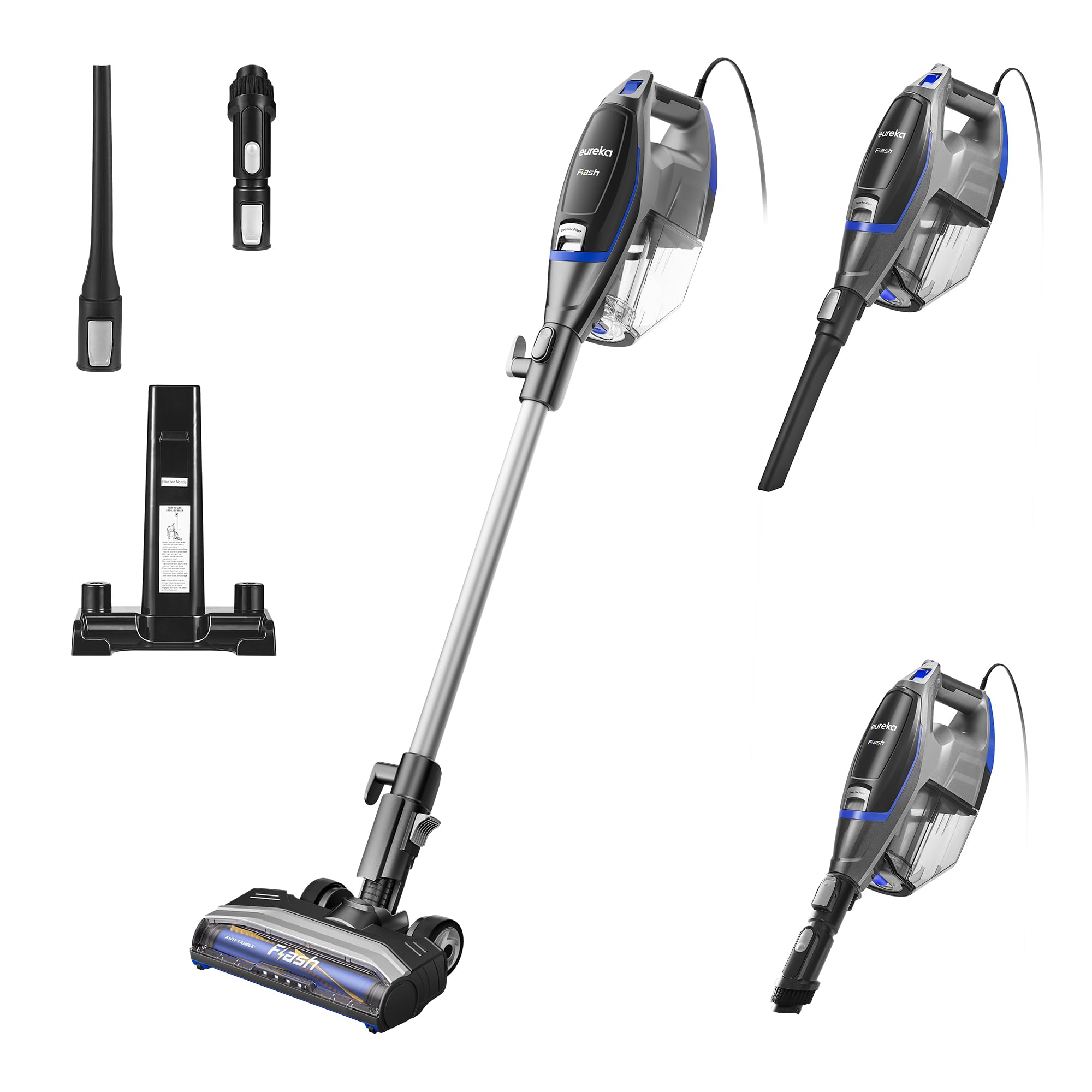 Eureka NES520BL lightweight vacuum for easy home cleaning.