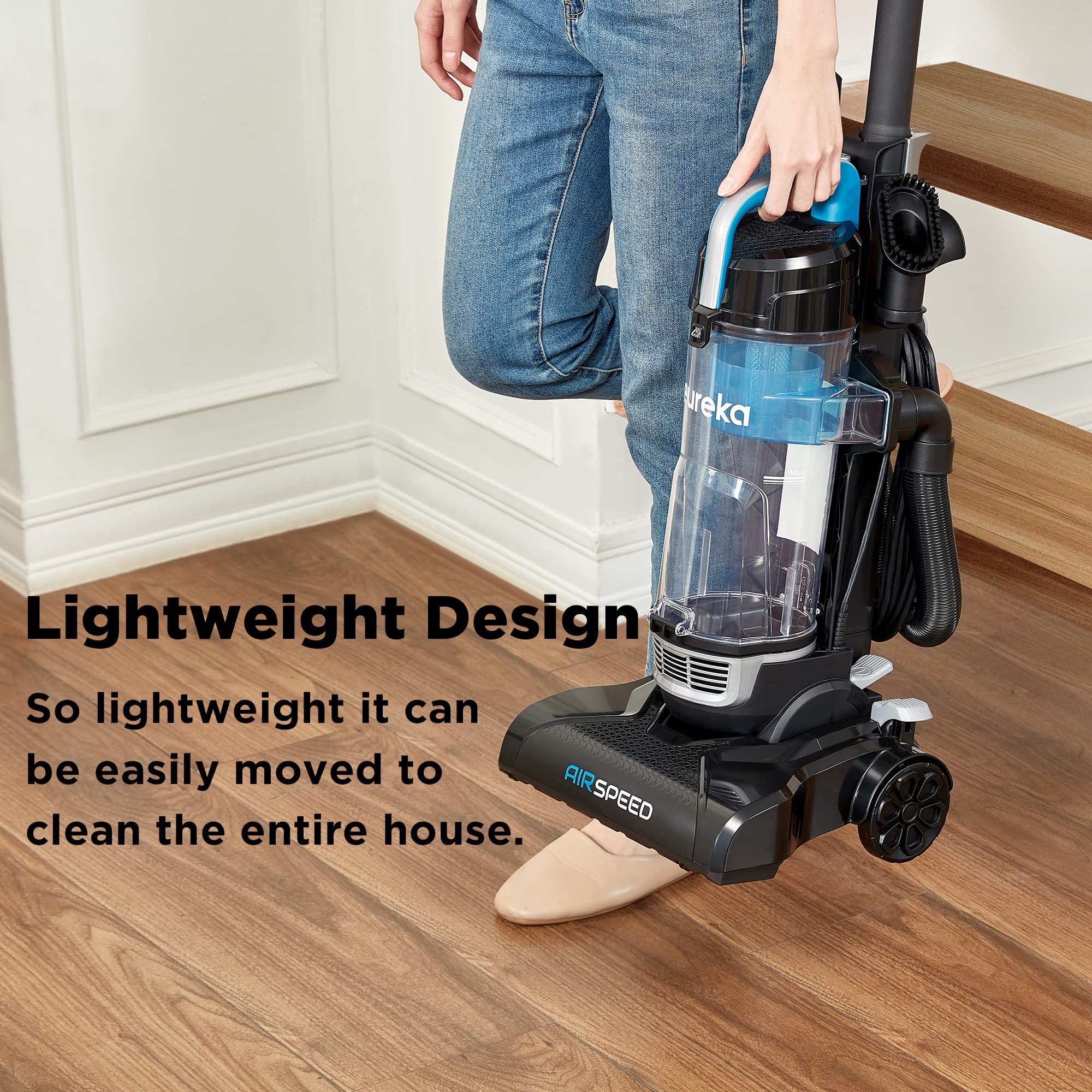 Eureka NEU10AE5 handheld attachments storage for above-floor cleaning