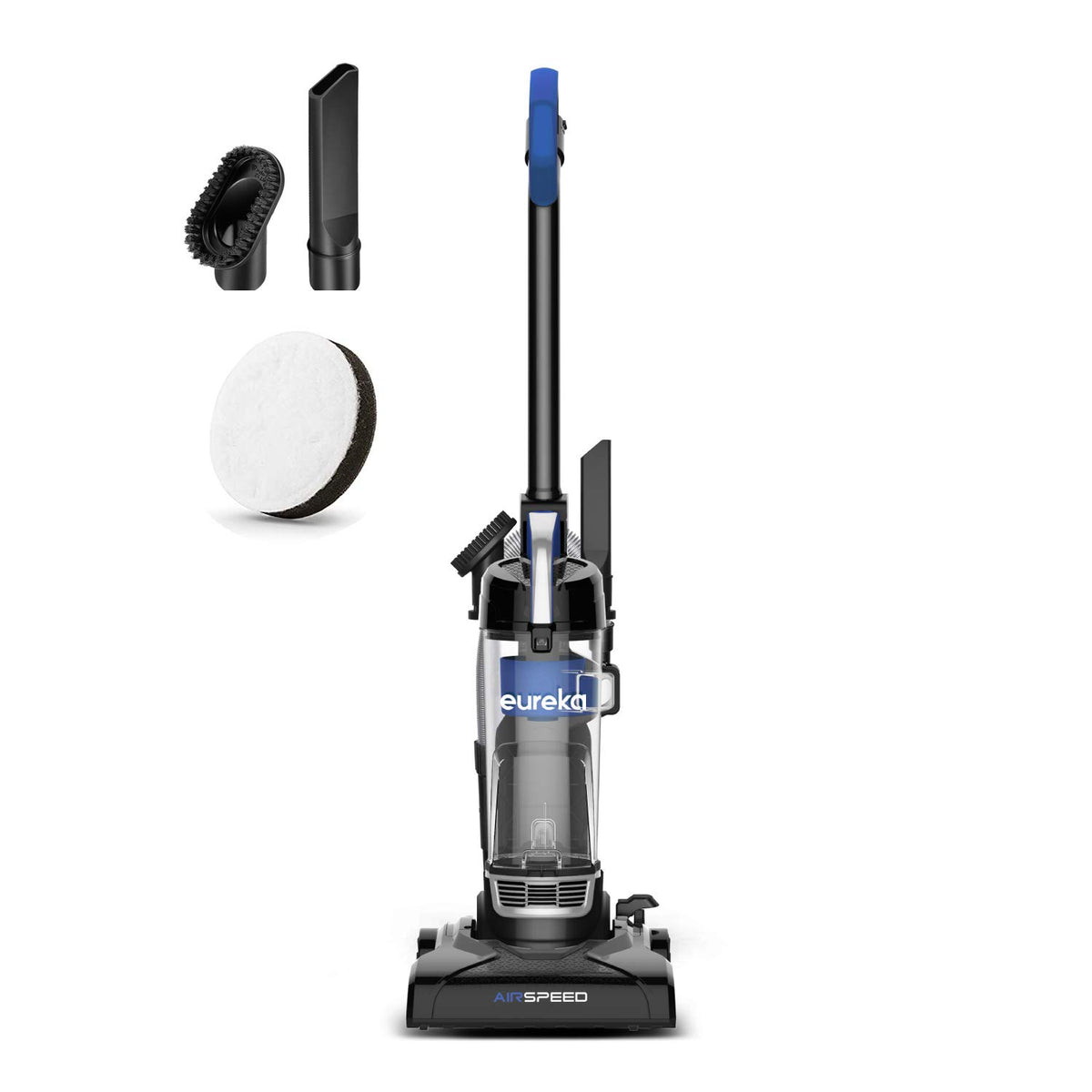 Eureka NEU10AE5 vacuum front view with powerful all-floor suction for homes