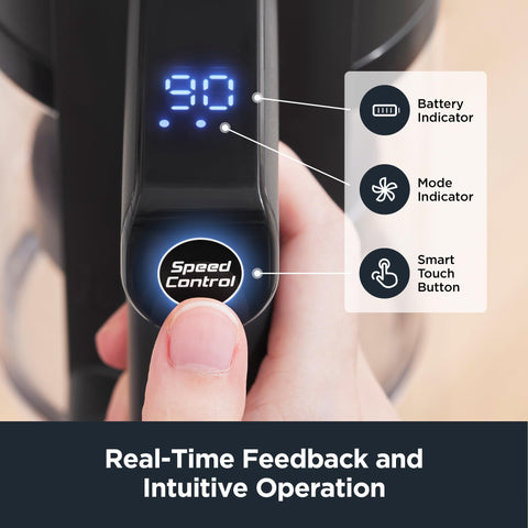Eureka RapidClean Ultra battery provides up to 40 minutes runtime for uninterrupted tasks.