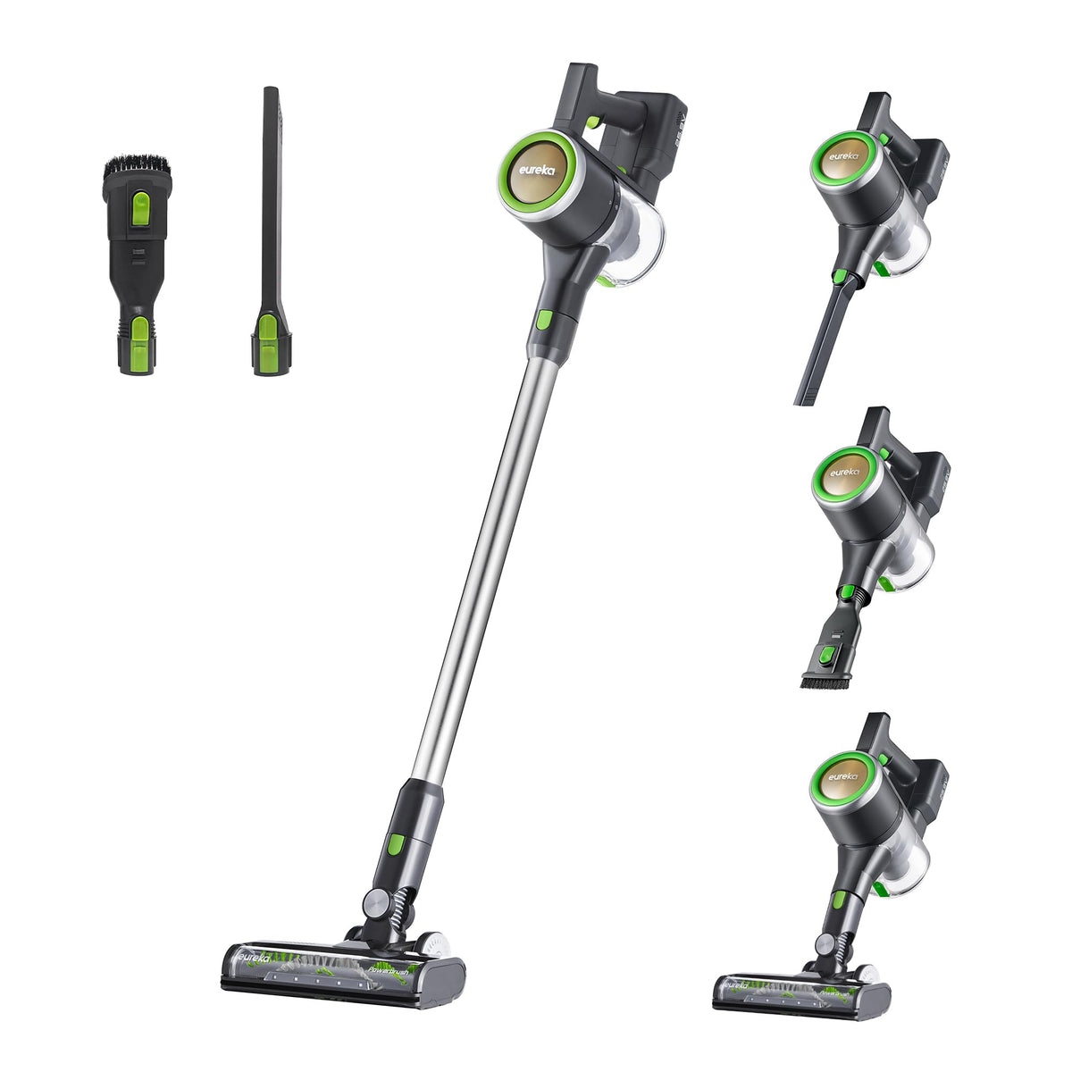 Eureka RapidClean Ultra cordless vacuum shows lightweight design for easy above-floor cleaning.