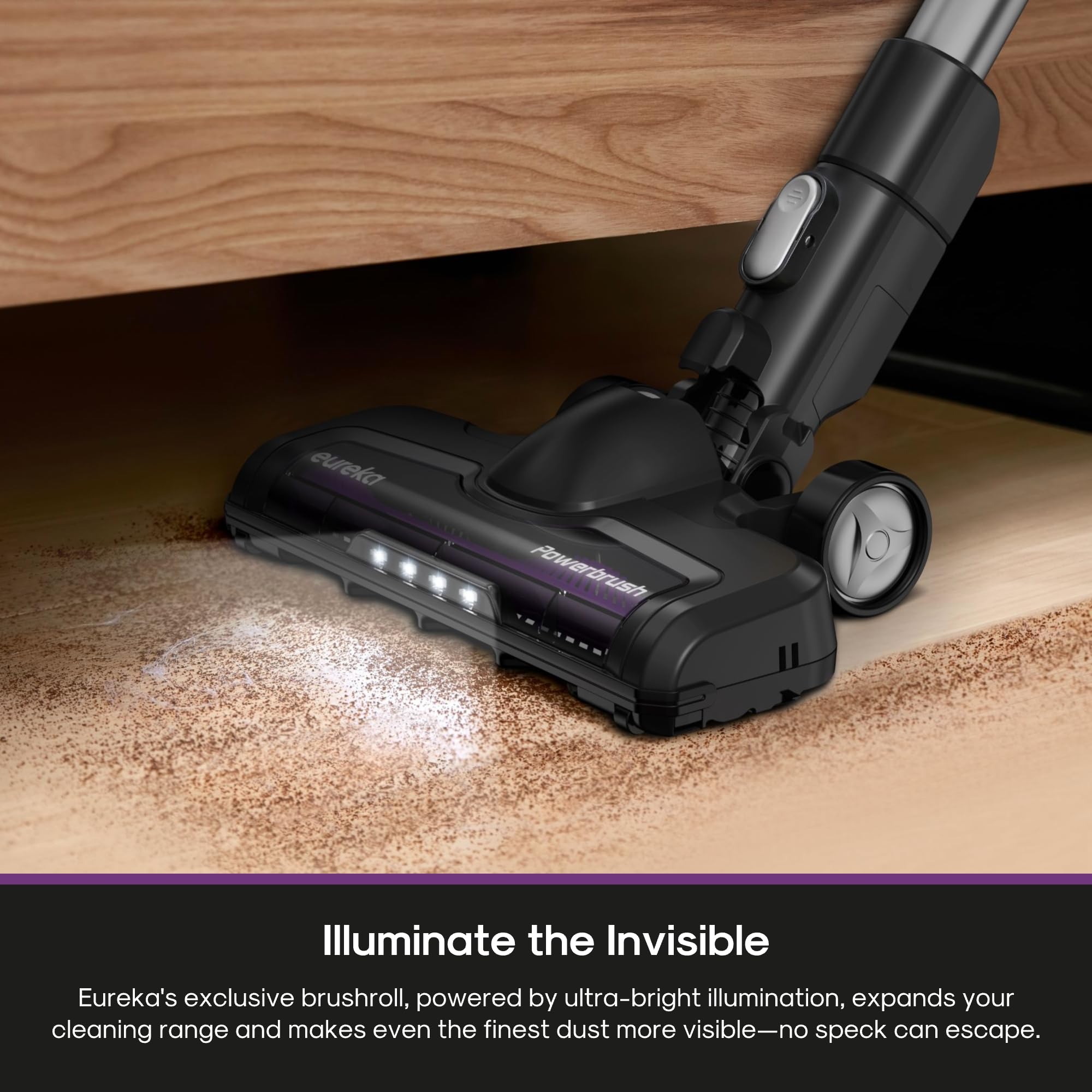 Eureka ReactiClean 410 converts to handheld for stairs and car interiors.
