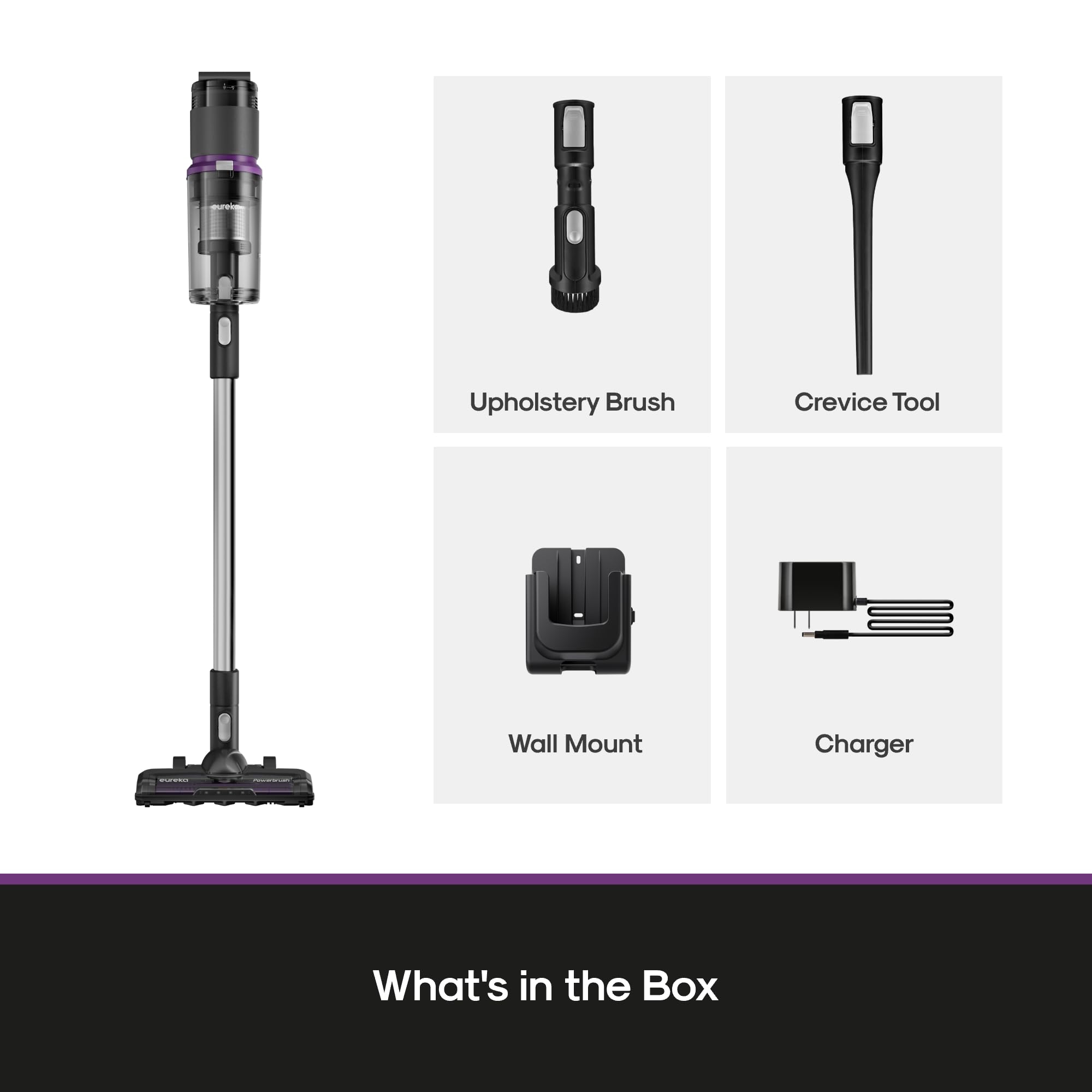 Eureka ReactiClean 410 compact design stores easily in small spaces.