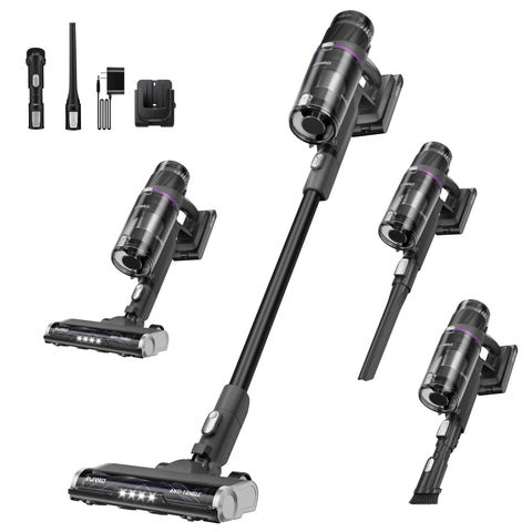 Eureka ReactiSense 440 with LED motorized floor head for enhanced visibility on floors.