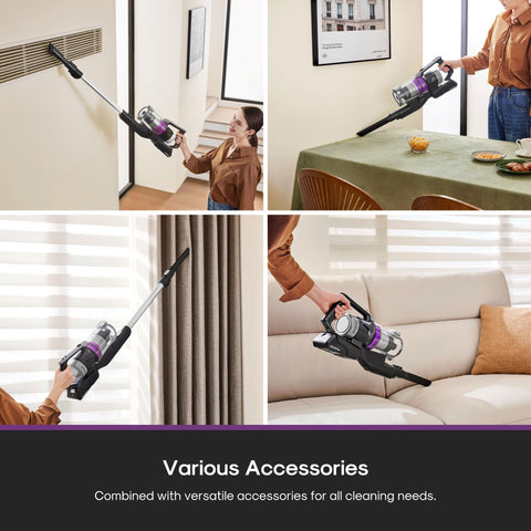 Eureka Stylus Elite 5-stage filtration helps keep indoor air cleaner.