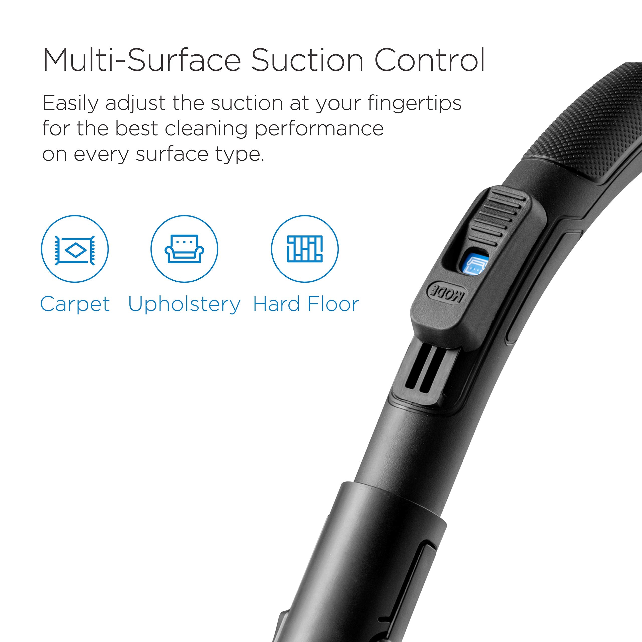 Eureka WhirlWind NEN110B automatic cord rewind saves time during cleaning.