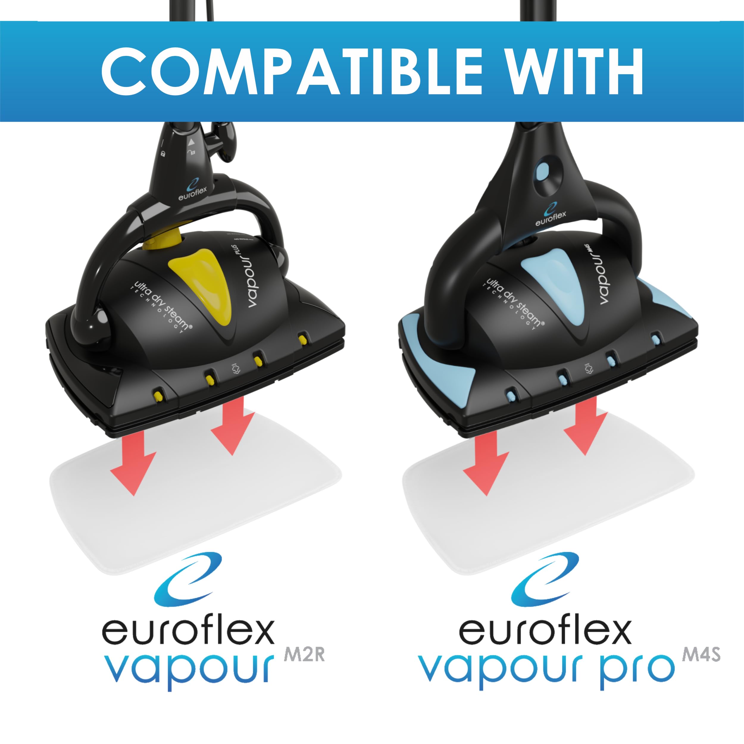 Euroflex Vapour EZ Glide pad with high absorbency for messes and spills.