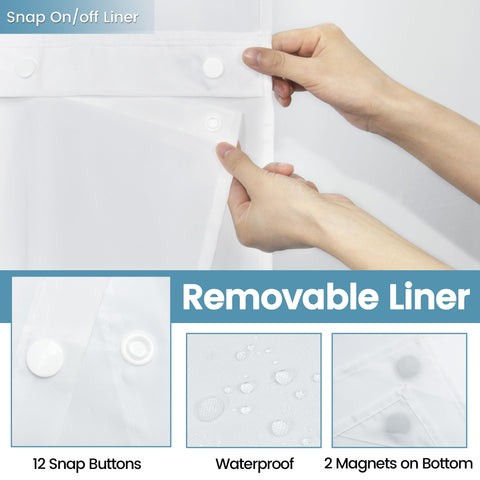 EUTXL water-repellent finish helps keep bathroom surfaces dry.