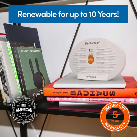  Eva-Dry E-500 renewal-process demonstrates renewable moisture control.