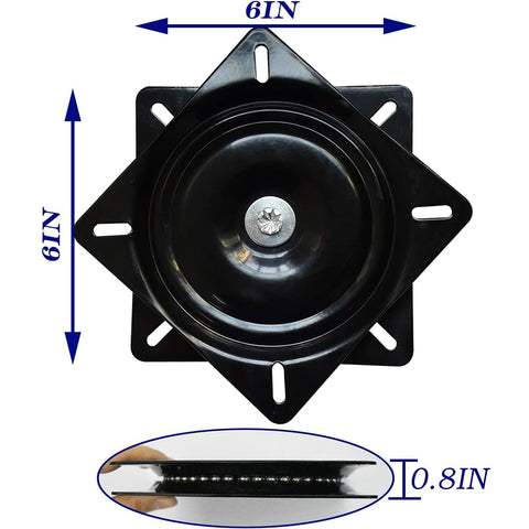 Evadow bar stool swivel base featuring 46 bearings for steady 360-degree movement