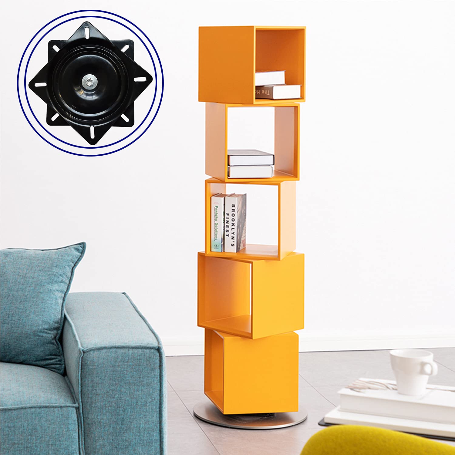 Evadow versatile swivel plate suitable for furniture, boats, and DIY projects