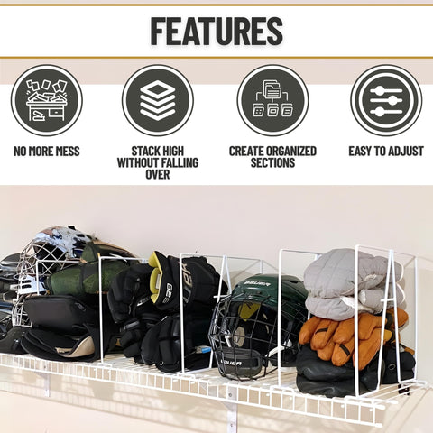 Evelots coated steel construction ensures durable organization for indoors.