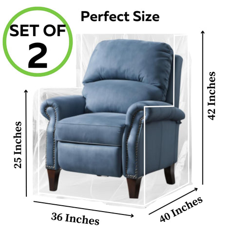 Evelots perfect-fit recliner cover sized 36x40x42 for secure fit.