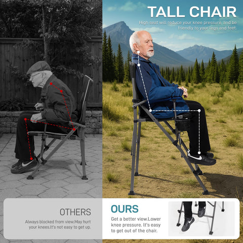 EVER ADVANCED chair hides pockets for phones and small items.