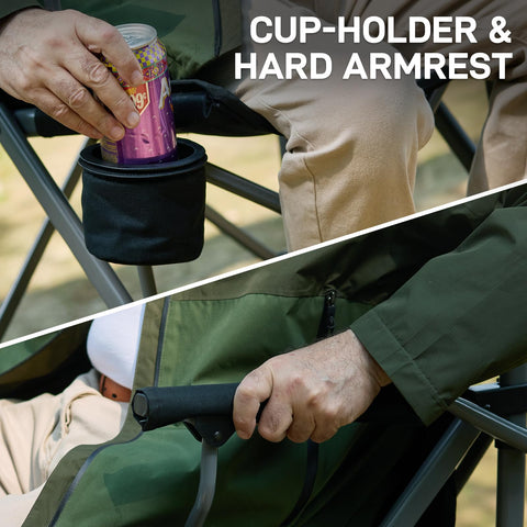 EVER ADVANCED steel frame provides stable support on uneven ground.