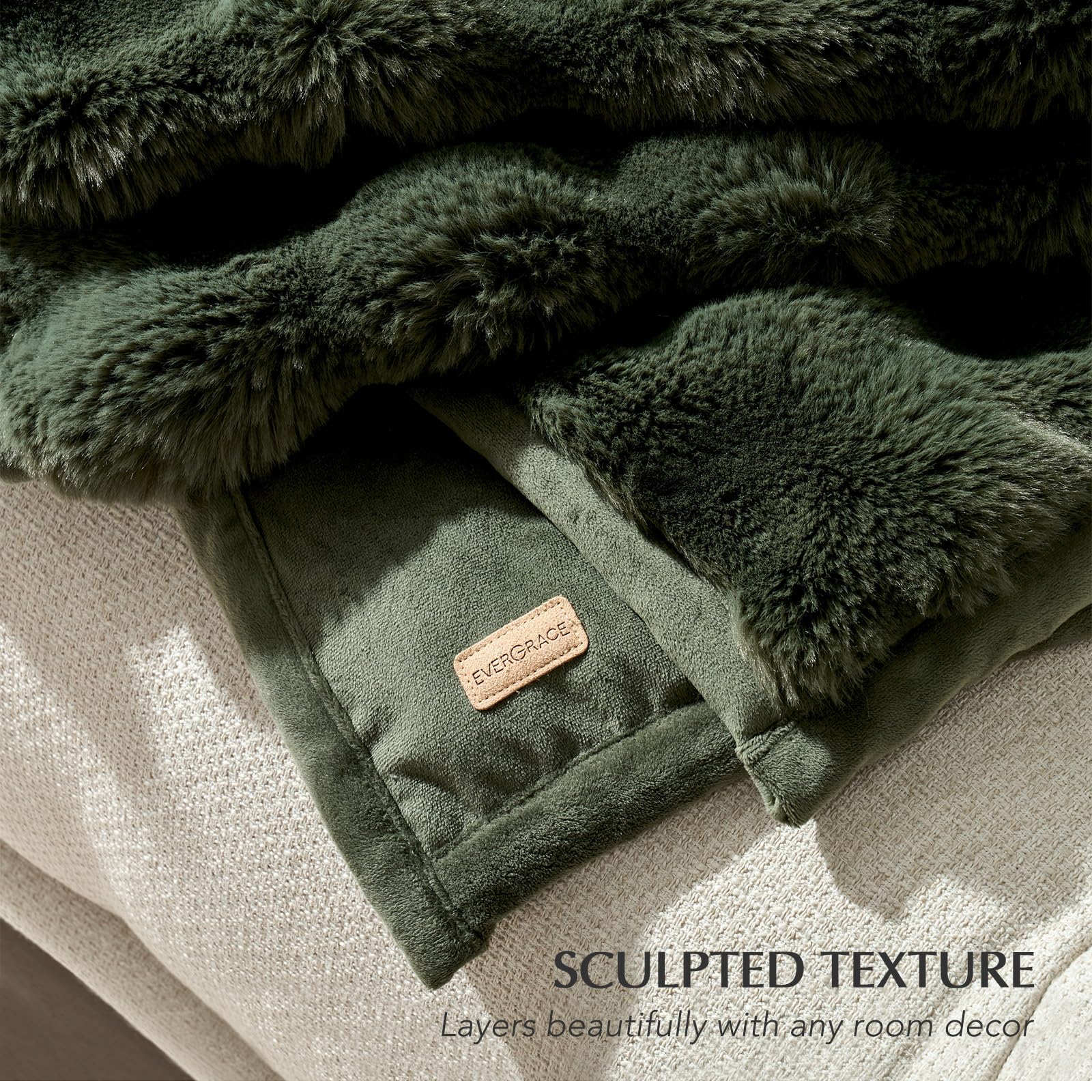 EverGrace bed-layering blanket provides extra warmth for restful nights.