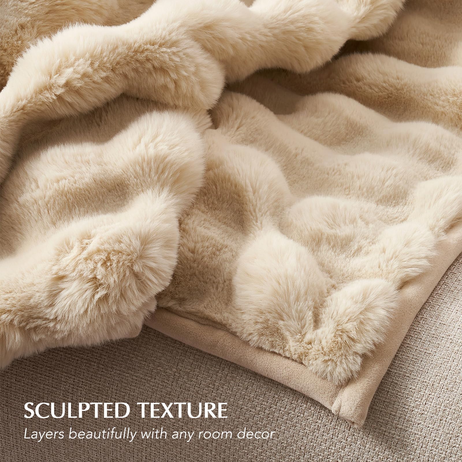 EverGrace couch-ready throw enhances seating with tactile depth.