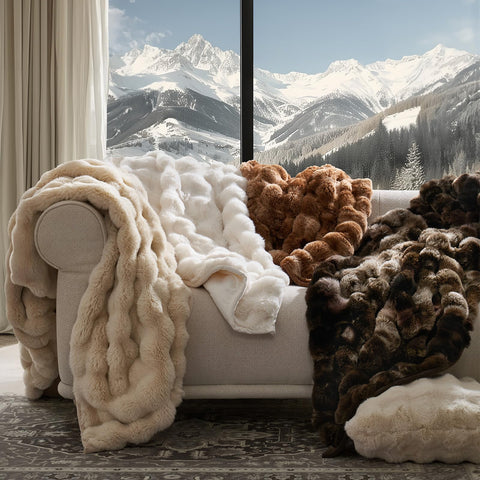 EverGrace durable faux fur craftsmanship ensures lasting softness.