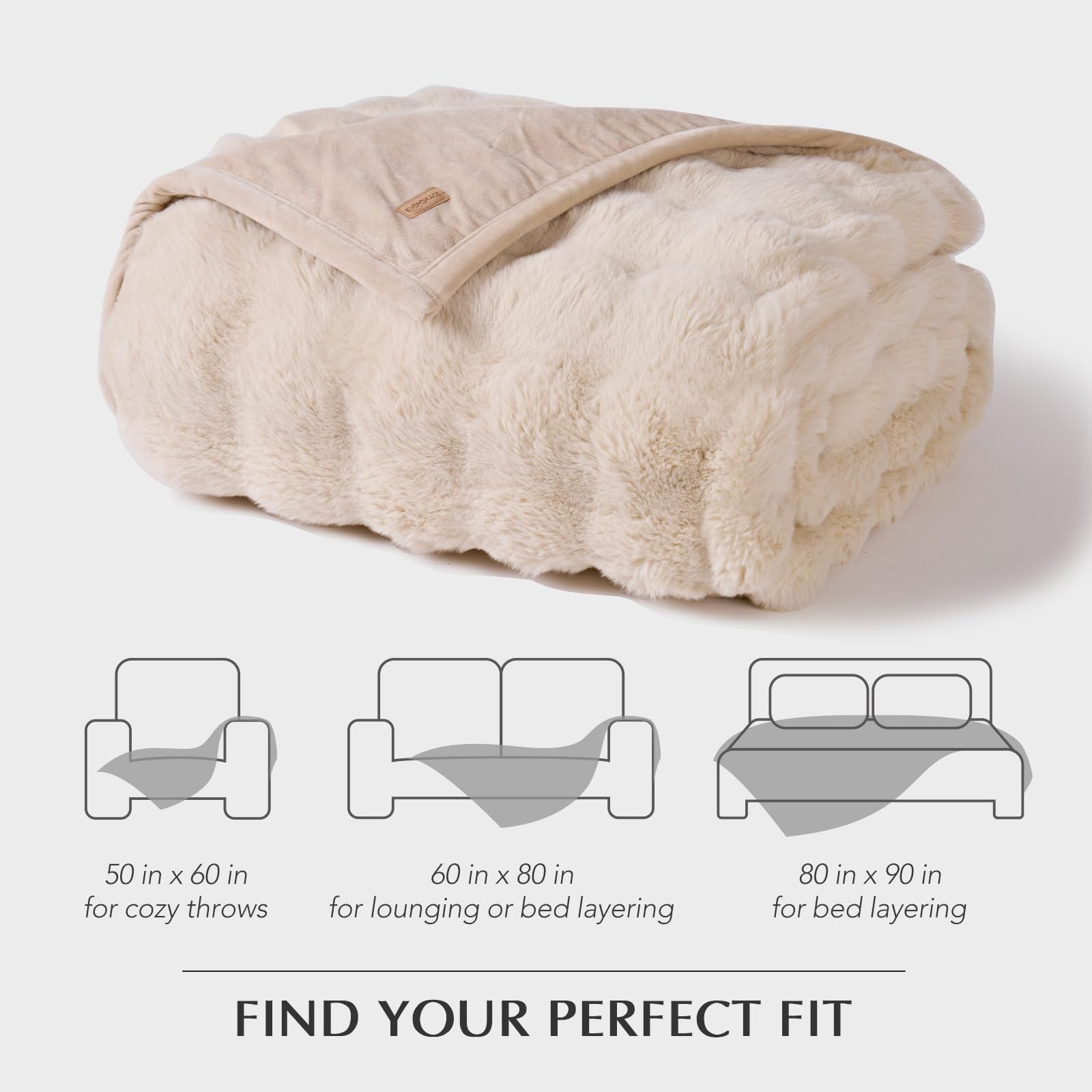 EverGrace easy-care blanket machine washable for simple upkeep.