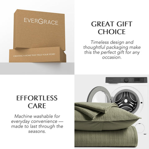 EverGrace lightweight quilt ideal for summer or year-round layering.