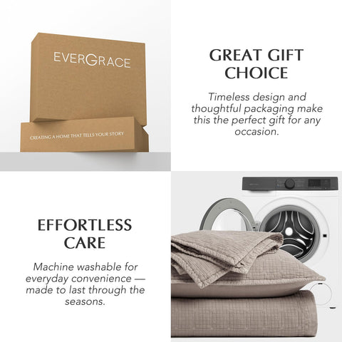 Evergracehome eco-conscious filling demonstrates lightweight loft and resilience.