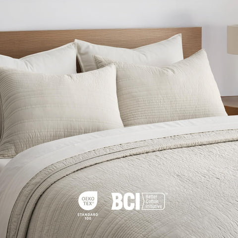 EVERGRACEHOME garment-washed finish emphasizes inviting softness.