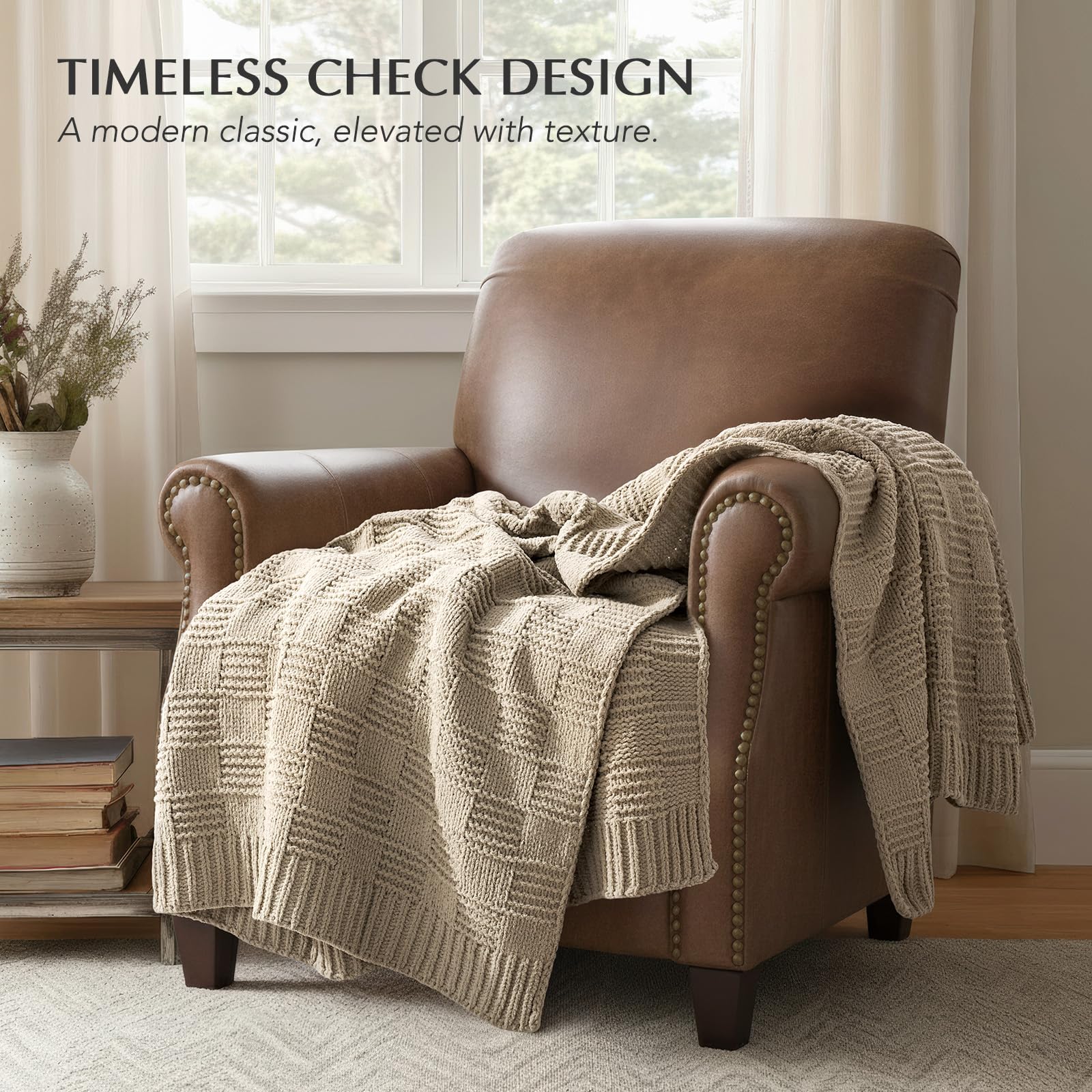 EVERGRACEHOME gift-packaging-ready throw, ideal for holidays or housewarmings