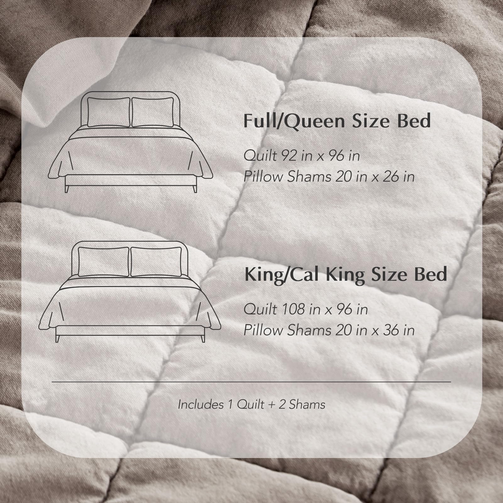 Evergracehome king-size set with shams ready for all-season bedding.