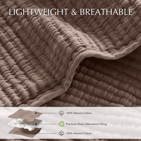 Evergracehome lightweight bedding ideal for year-round comfort.