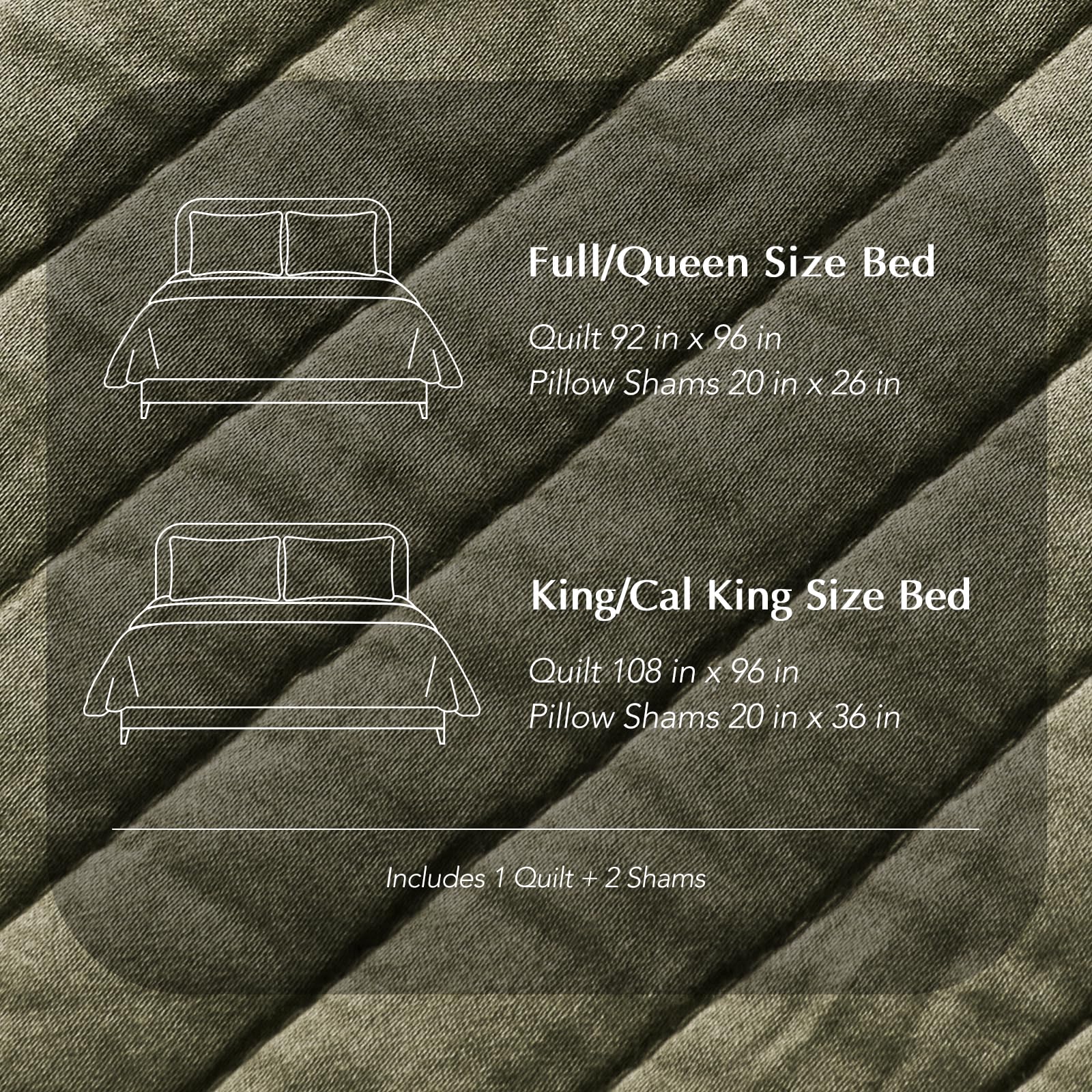 EVERGRACEHOME olive-green quilt demonstrates all-season lightweight warmth