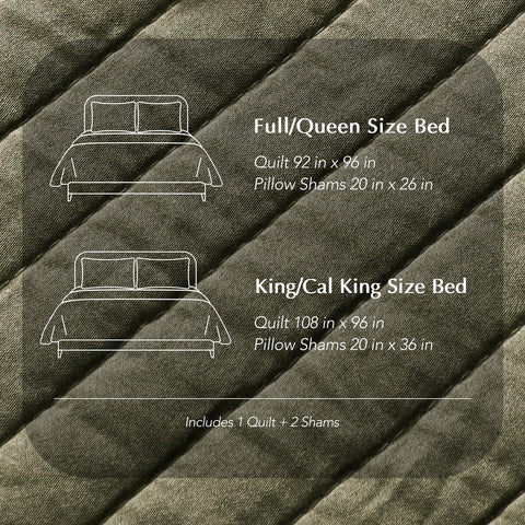 EVERGRACEHOME olive-green quilt demonstrates all-season lightweight warmth