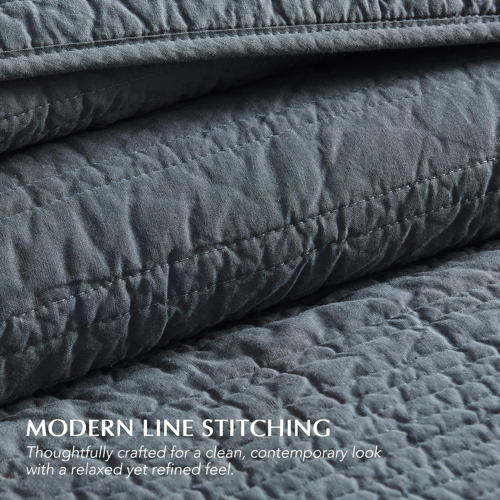 Evergracehome Pre-washed cotton yields extra softness and gentle touch.