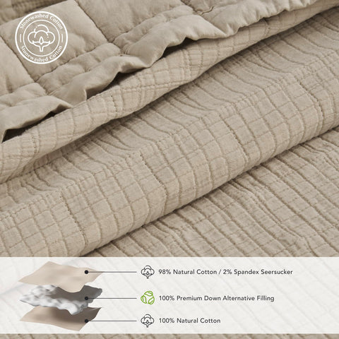 EVERGRACEHOME reversible design front-back on bed