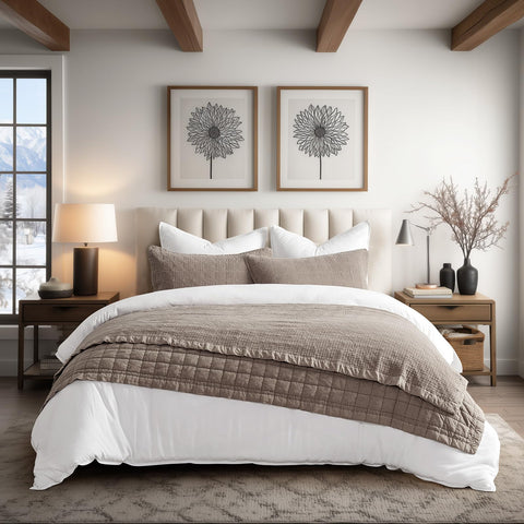 Evergracehome reversible design front with crushed squares for versatility.