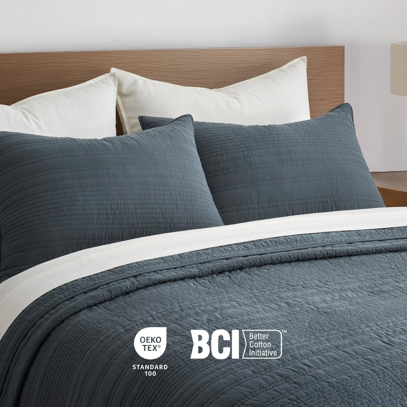 Evergracehome Refined channel stitching adds subtle texture and depth.