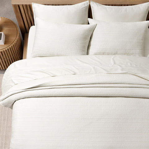 Evergracehome two 20x36 shams complete the quilt set look.