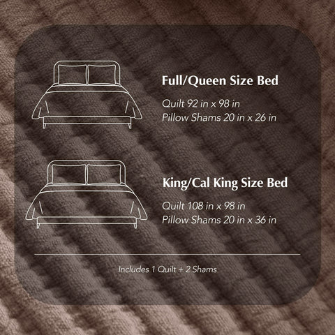 Evergracehome versatile 3-piece set works as summer quilt or extra bedspread.