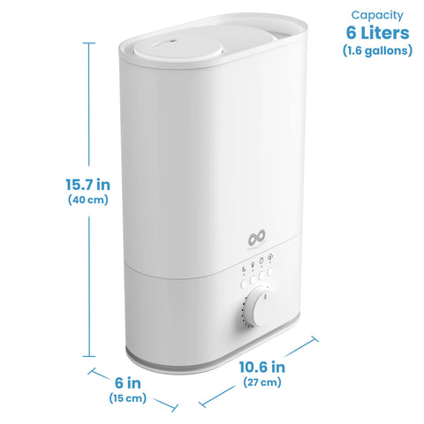 Everlasting Comfort auto shut-off keeps unit safe when water runs low.