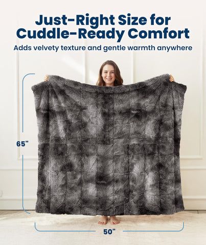 Everlasting Comfort bed throw blanket used as a cozy bed layer.