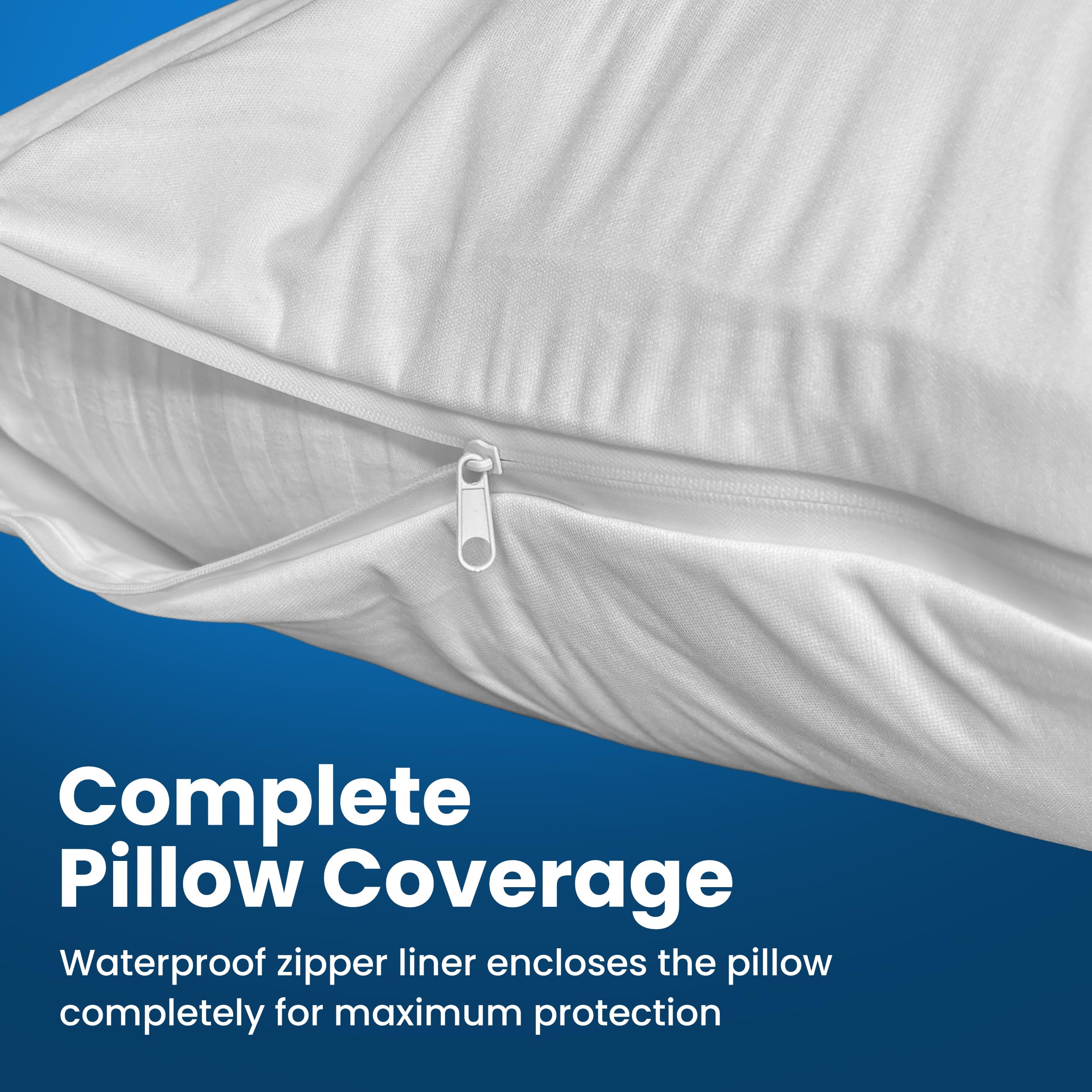 Everlasting Comfort breathable cooling pillow protector keeps hot sleepers comfortable.