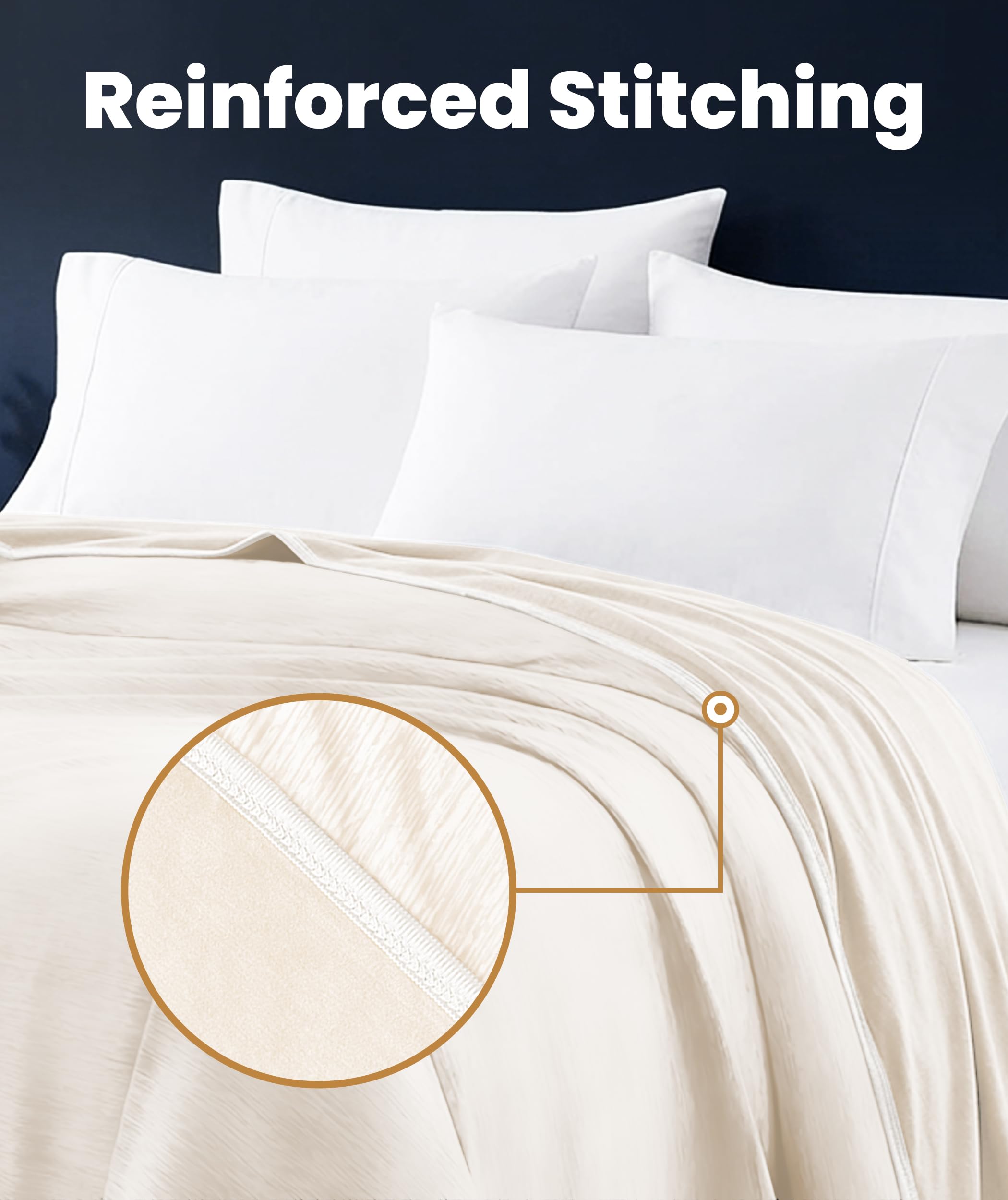 Everlasting Comfort cooling blanket being machine washed to show easy care