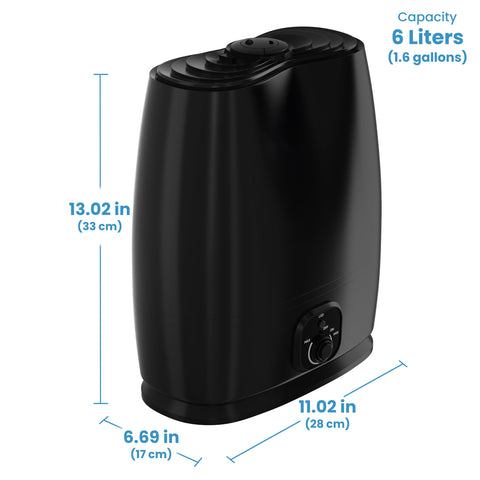 Everlasting Comfort desk or dorm humidifier improves air quality during study.