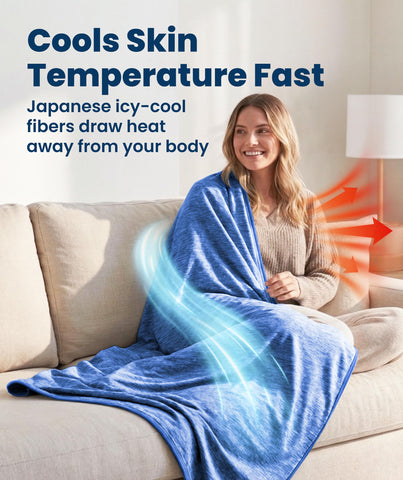 Everlasting Comfort dual-sided design offers cooling and breathable warmth.