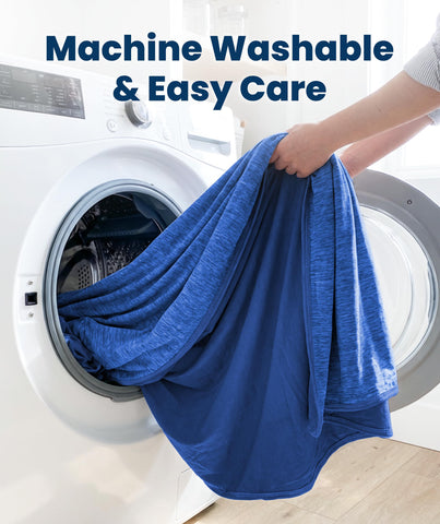 Everlasting Comfort machine-washable blanket stays easy to care for.