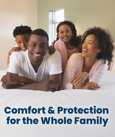 Everlasting Comfort dust mite barrier helps reduce irritants in the sleep space.