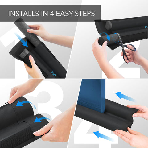 Everlasting Comfort draft stopper helps retain warm air during cold seasons