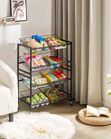 Evermagin removable baskets simplify cleaning and reconfiguration.