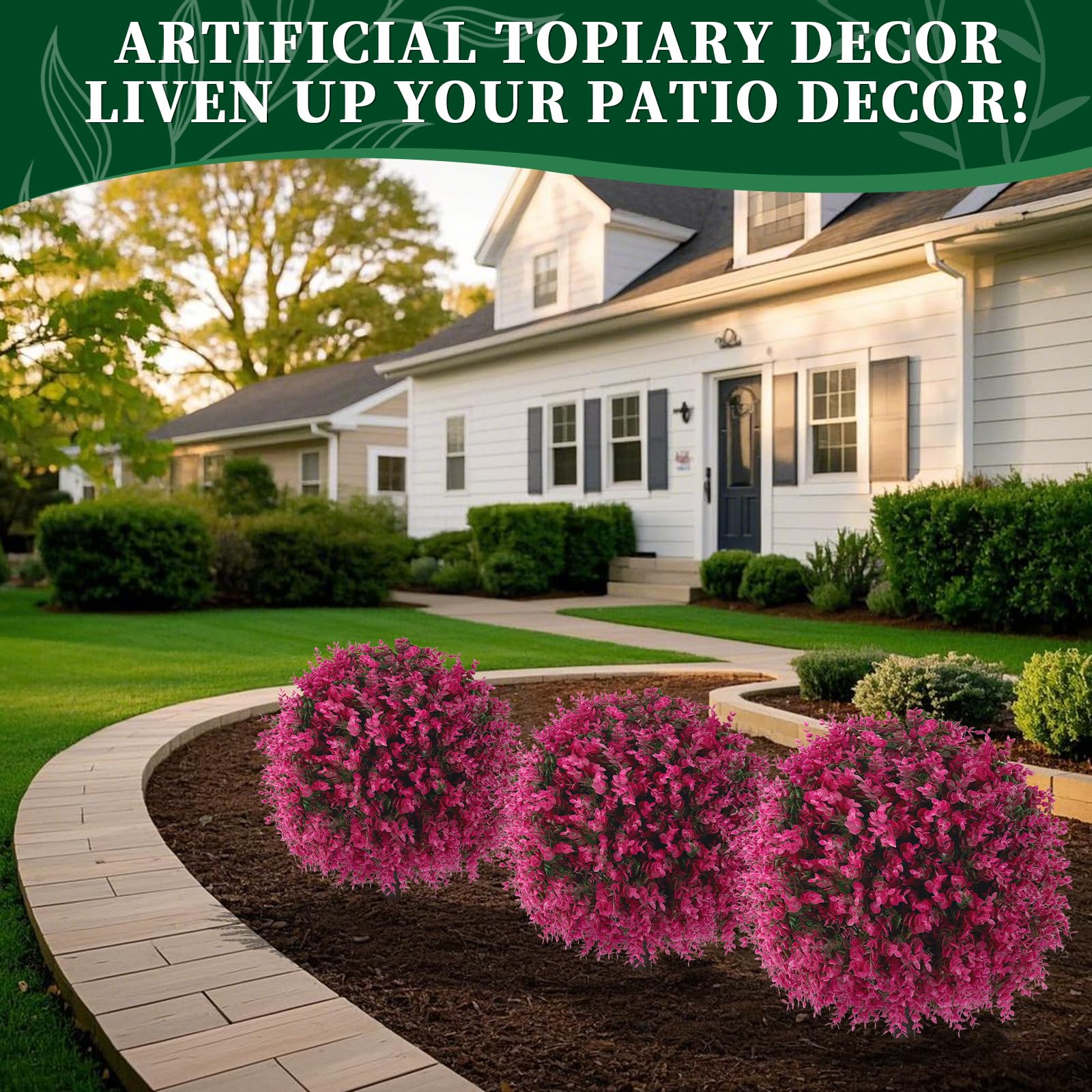 EverNature matte-black base blends with modern or vintage planters