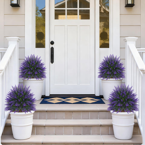 EverNature topiary ball ground spike base for quick installation and stability.