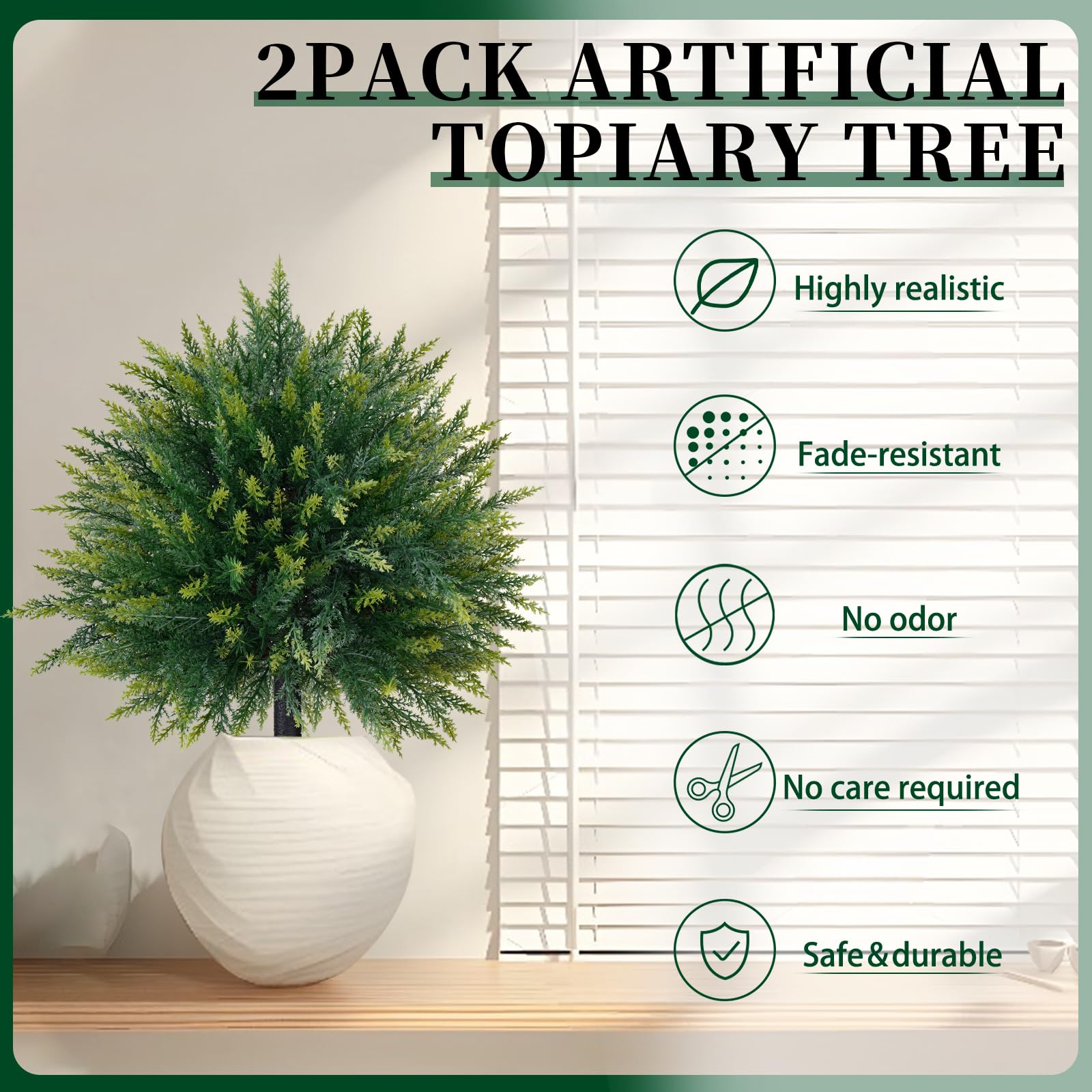 EverNature UV-protected leaves deliver fade-resistant color in sun.